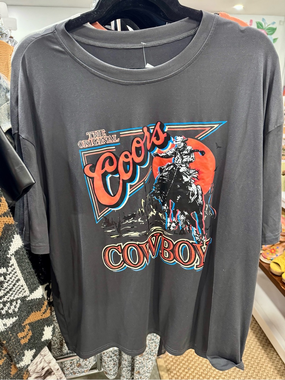 Coors Cowboy Graphic Tee - Black